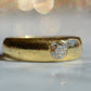 Chunkiest Antique Burnished Diamond Ring