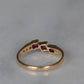Estate Ruby Stepping Stone Ring