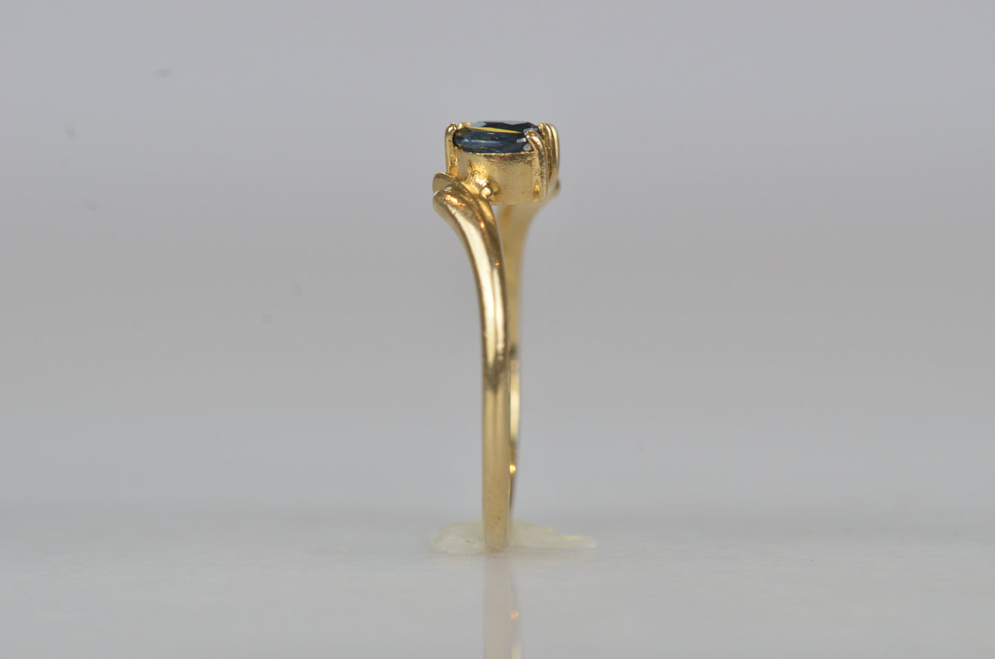 Dainty Marquise Sapphire Trilogy Ring