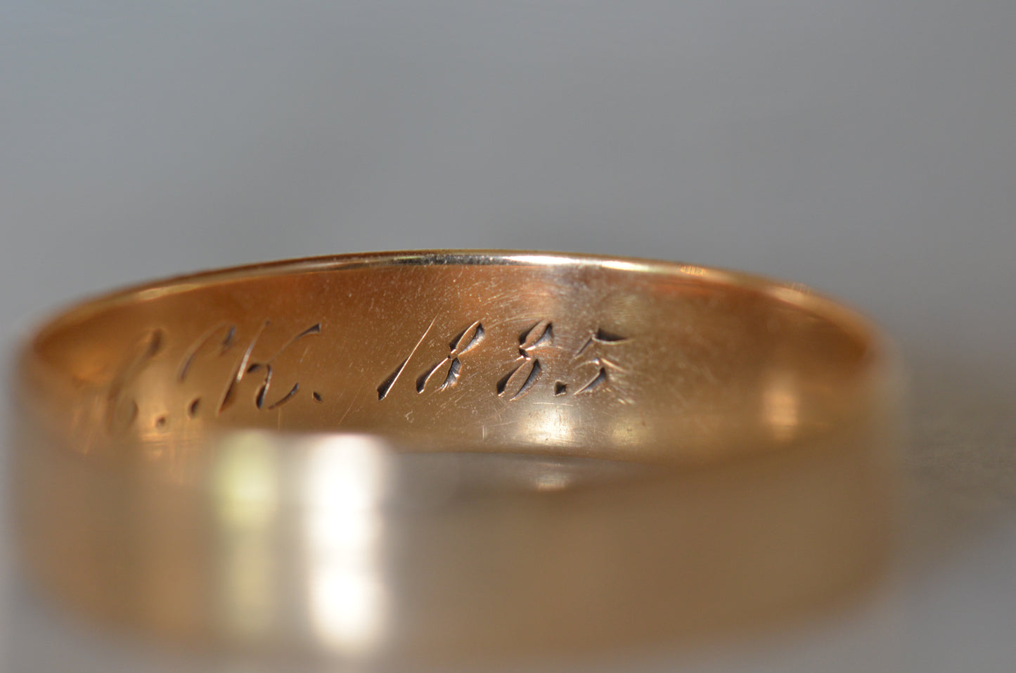 Wide Gold Band 1885