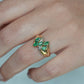 Vintage Emerald Marquise Cocktail Ring