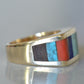 Outstanding Vintage Inlay Ring