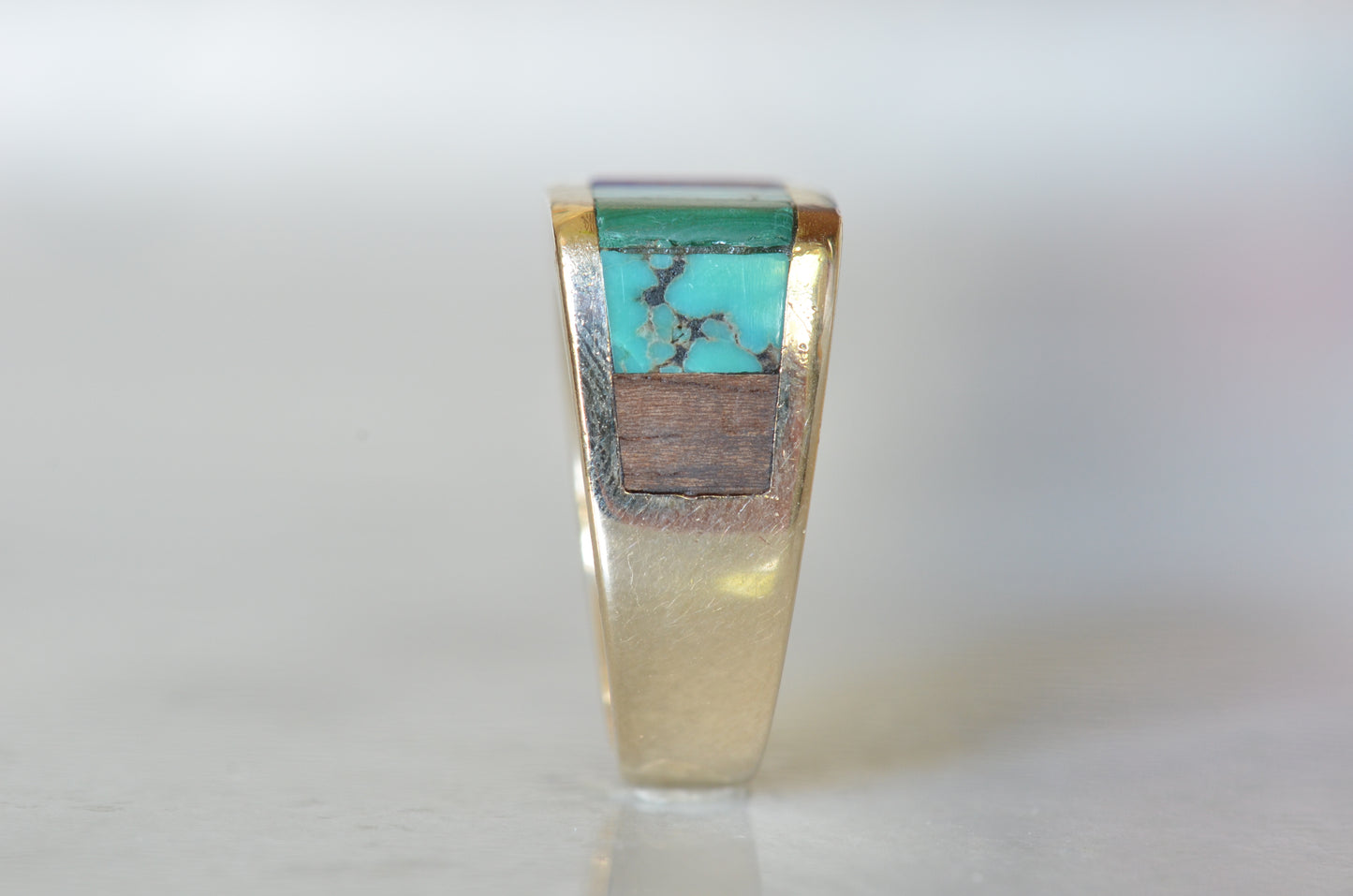 Outstanding Vintage Inlay Ring