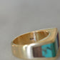 Outstanding Vintage Inlay Ring