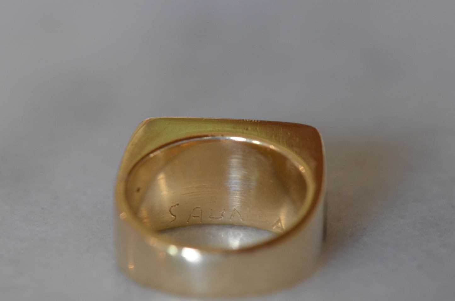 Outstanding Vintage Inlay Ring