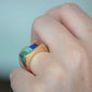 Outstanding Vintage Inlay Ring