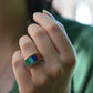 Outstanding Vintage Inlay Ring