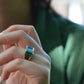 Outstanding Vintage Inlay Ring