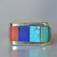 Outstanding Vintage Inlay Ring