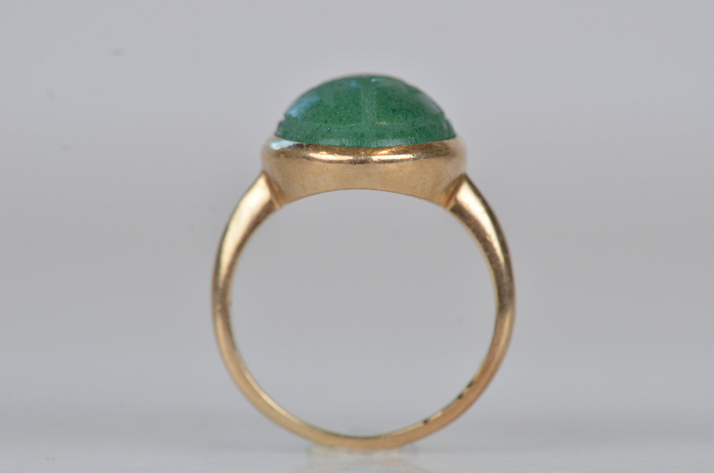 Bright Vintage Scarab Ring