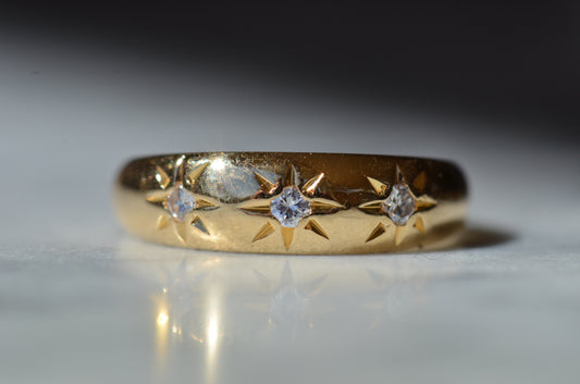 Timeless Starburst Trilogy Ring