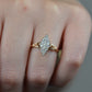 Dazzling Vintage Diamond Navette Ring