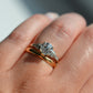 Exquisite Retro Transitional Cut Engagement Ring