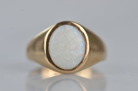 Classic Opal Signet Ring 1977