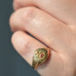 Perfect Vintage French Love Token Ring