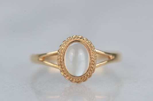 Captivating Estate Moonstone Ring