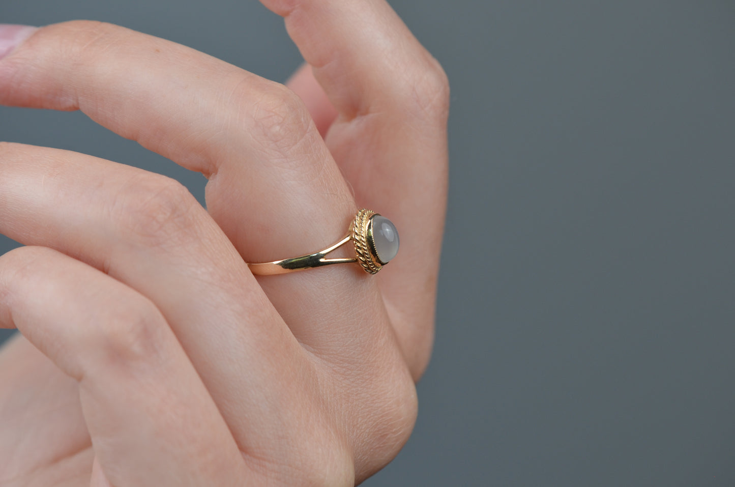 Captivating Estate Moonstone Ring