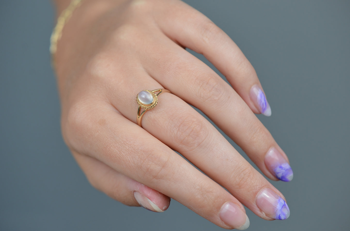 Captivating Estate Moonstone Ring