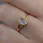 Captivating Estate Moonstone Ring