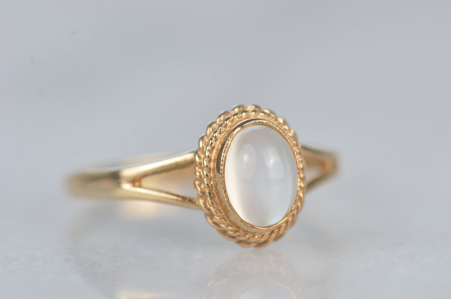 Captivating Estate Moonstone Ring