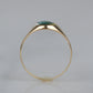 Slim Vintage Malachite Signet Ring