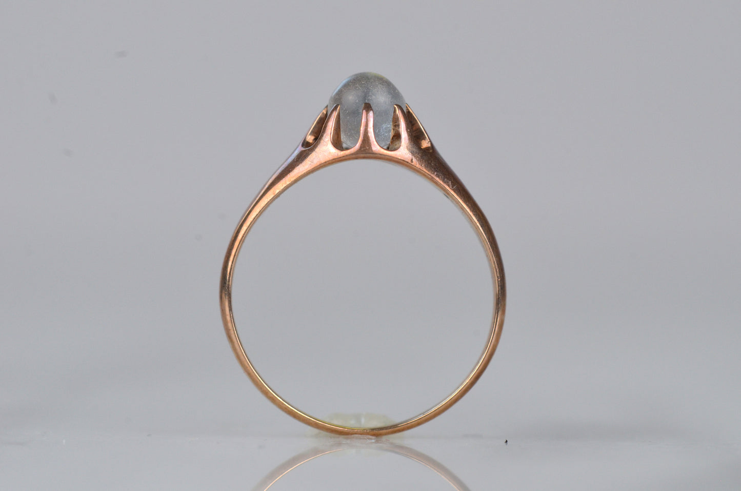 Mesmerizing Antique Moonstone Orb Ring