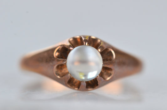 Mesmerizing Antique Moonstone Orb Ring