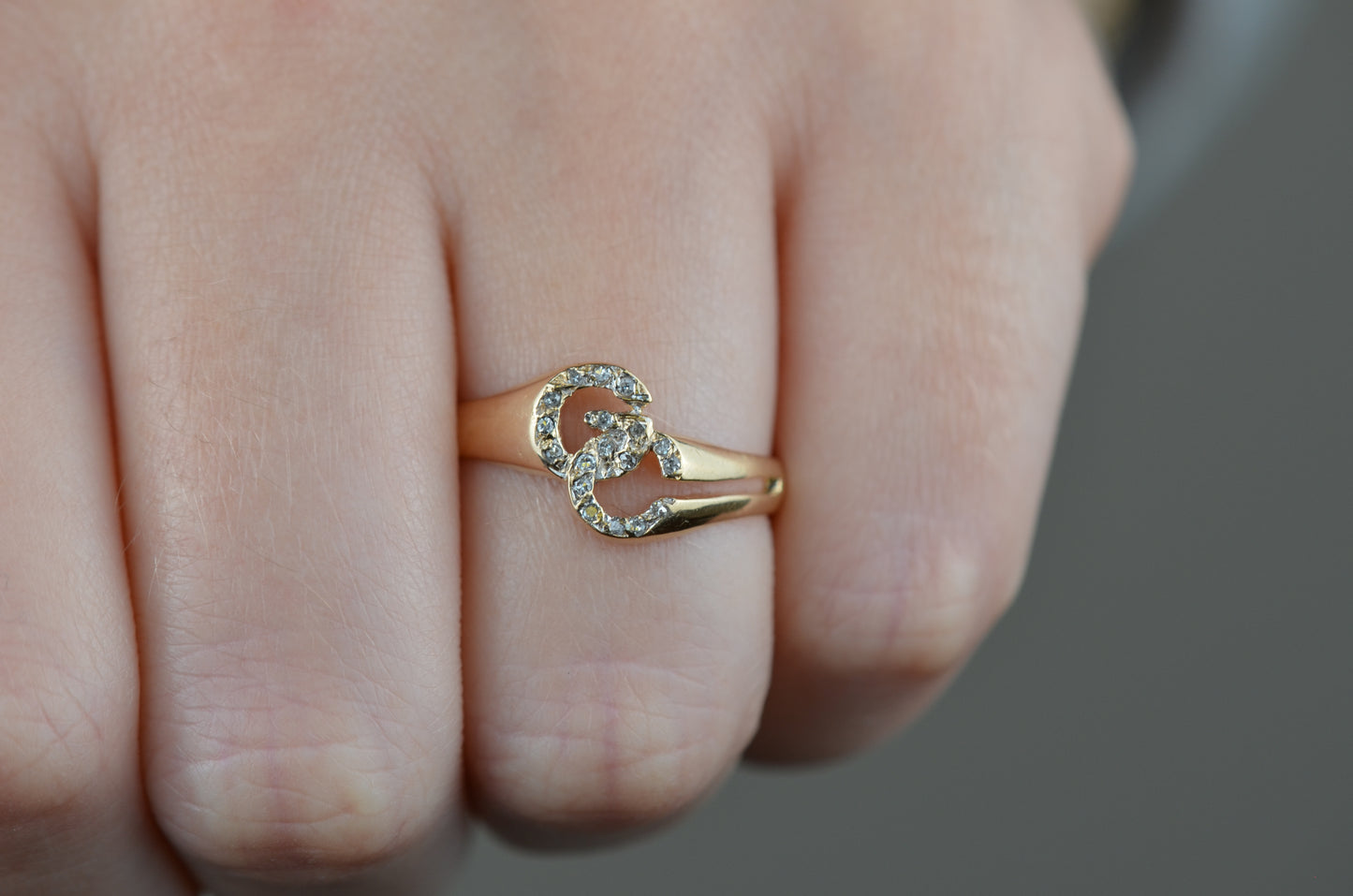 Cute Vintage GC Diamond Ring