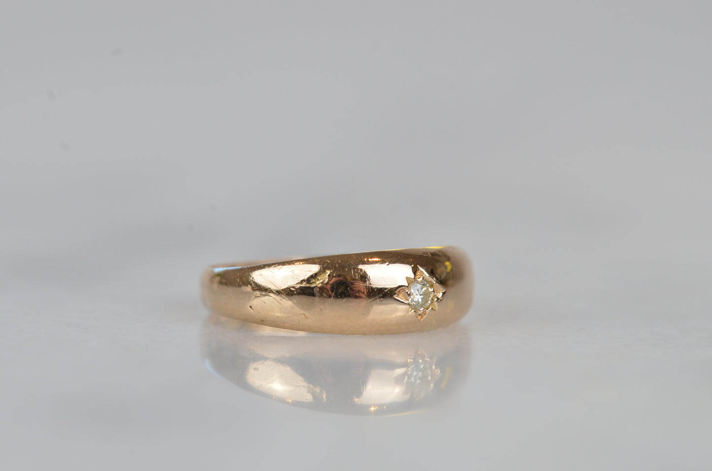 Bright Victorian Star-Set Diamond Ring
