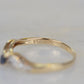 Vintage Sapphire Marquise Wave Band
