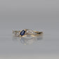 Vintage Sapphire Marquise Wave Band