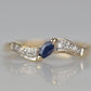 Vintage Sapphire Marquise Wave Band