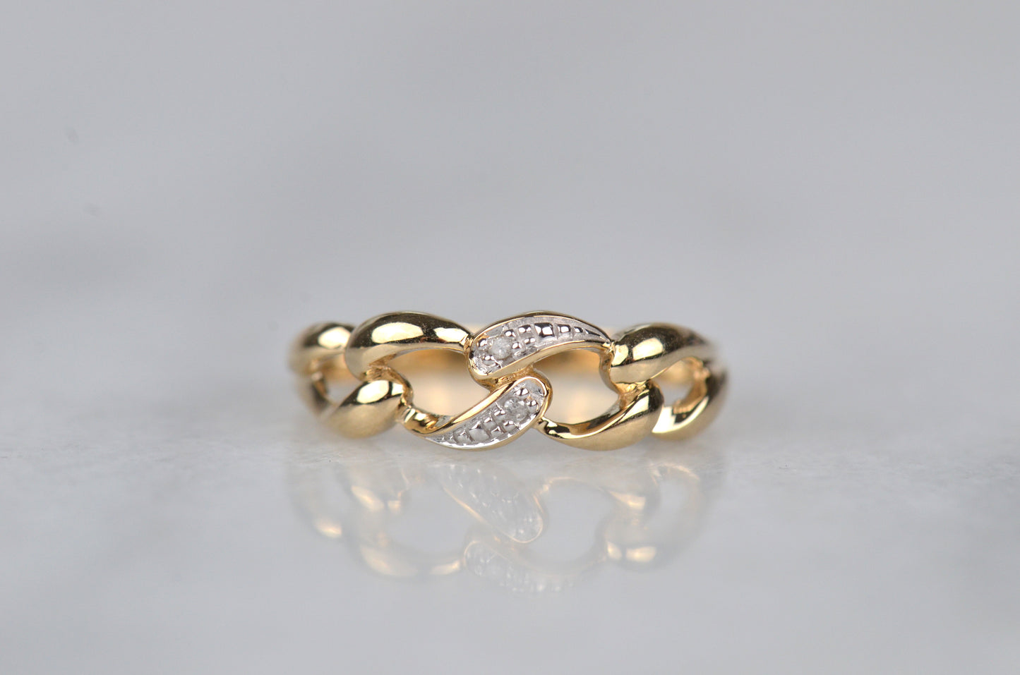 Glam Estate Chain Link Ring