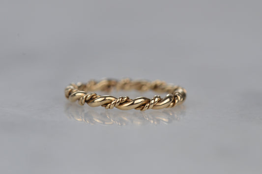 Ropey Vintage Twist Ring