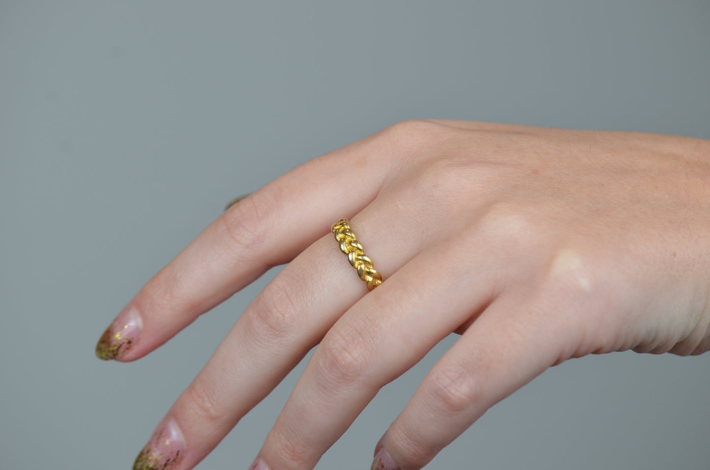 Buttery Vintage Braid Ring