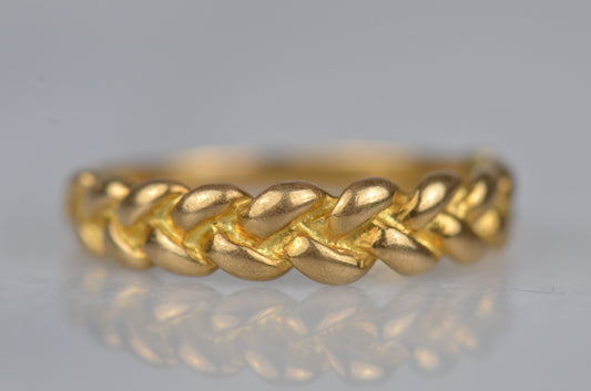 Buttery Vintage Braid Ring