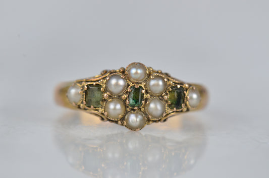 Dreamy Victorian Forget Me Not Ring