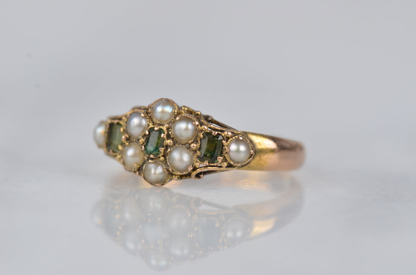 Dreamy Victorian Forget Me Not Ring