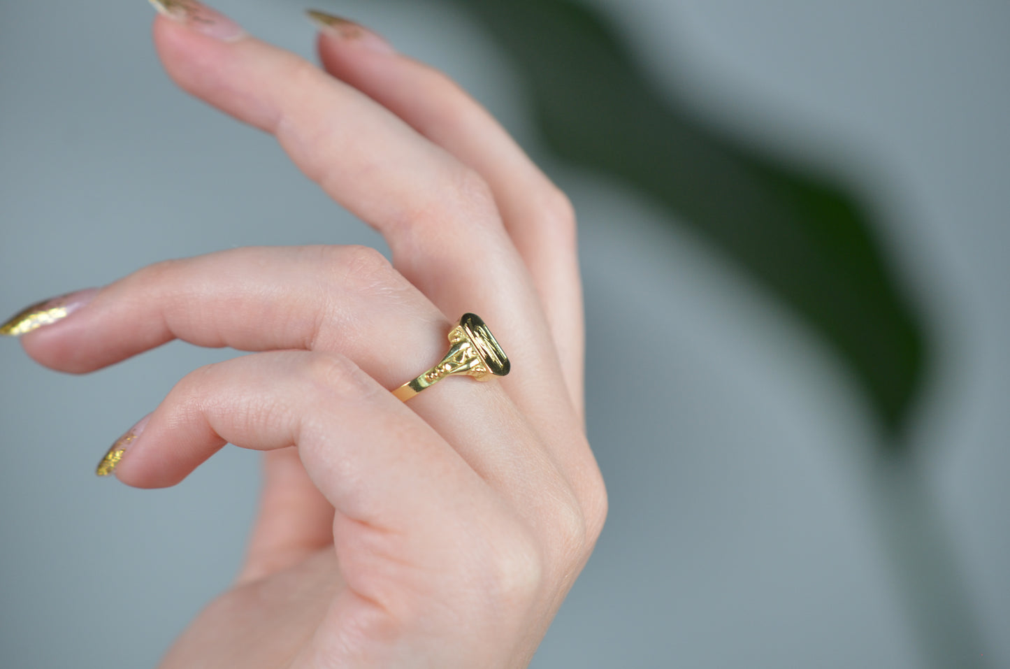 Easy Vintage Signet Ring KPM