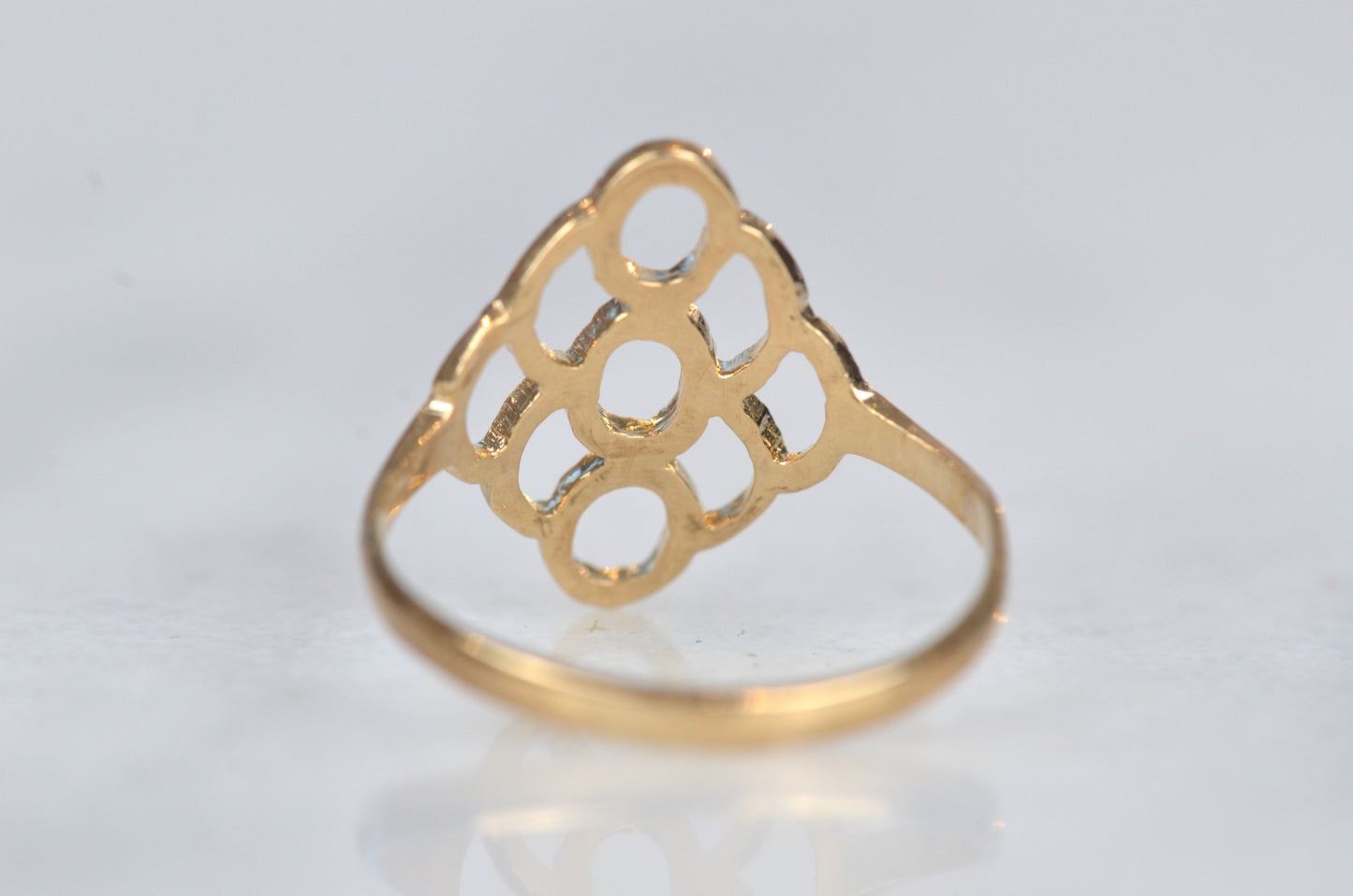 Sweet Vintage Honeycomb Ring