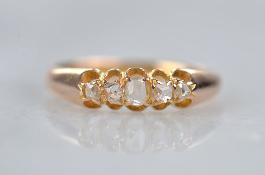 Delightfully Odd Victorian Diamond Ring