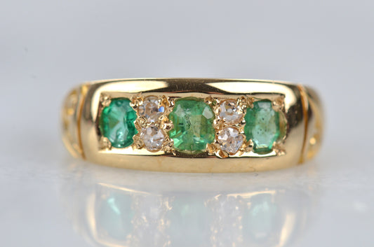 Vivid Victorian Emerald Band