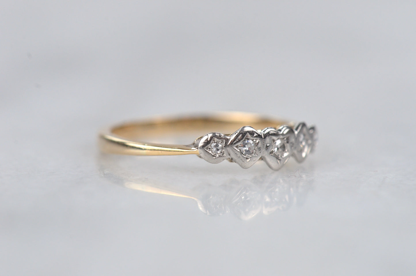 Dainty Edwardian Style Hearts & Stars Band