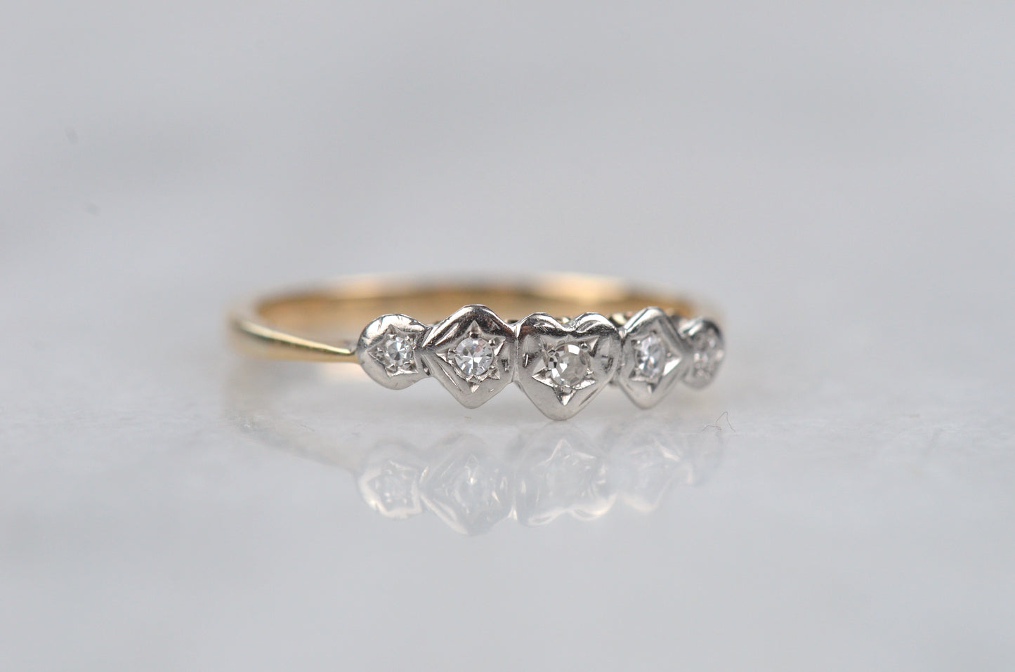Dainty Edwardian Style Hearts & Stars Band