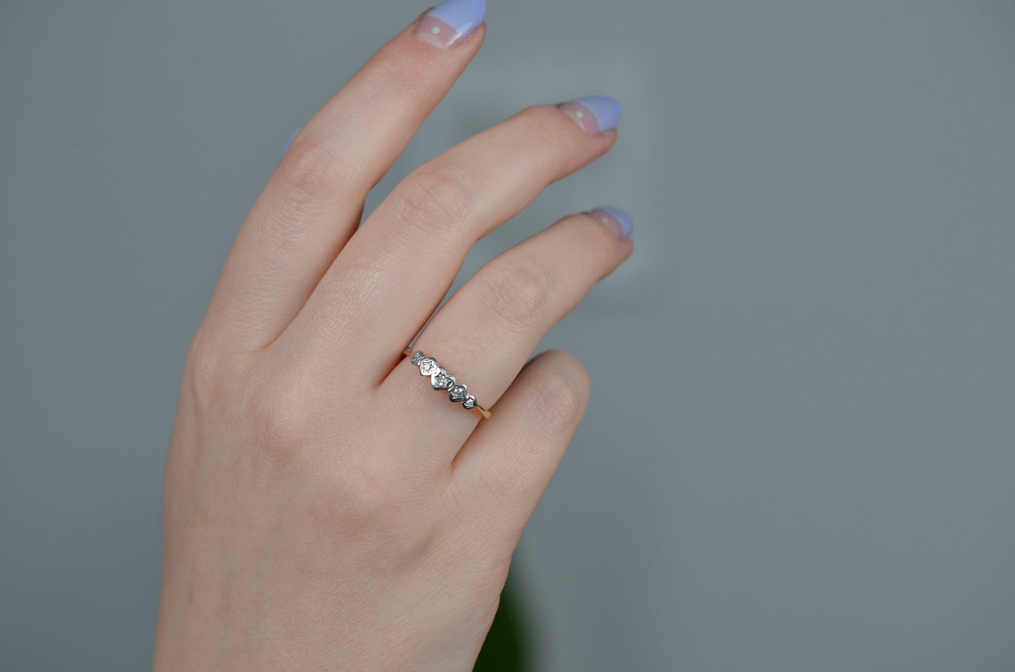 Dainty Edwardian Style Hearts & Stars Band