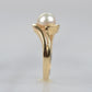 Swirling Pearl Ring