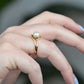 Swirling Pearl Ring