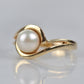 Swirling Pearl Ring
