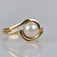 Swirling Pearl Ring