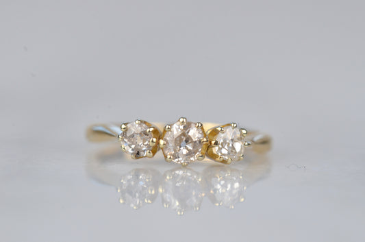Petite Edwardian Trilogy Ring